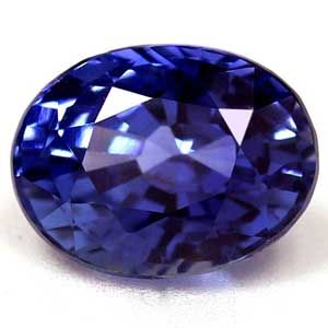 Szafir 1,14 ct, niebieski, szlif owalny