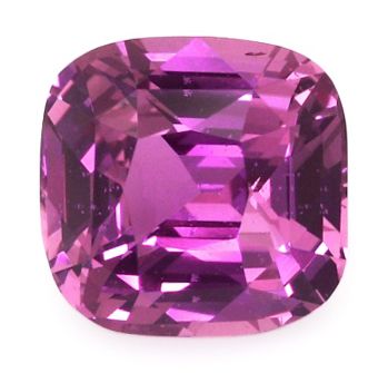 Szafir 1,76 ct, różowy, szlif cushion