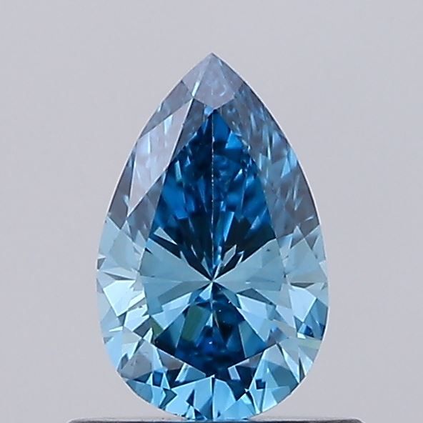0.5 CT Fancy Vivid Blue PEAR