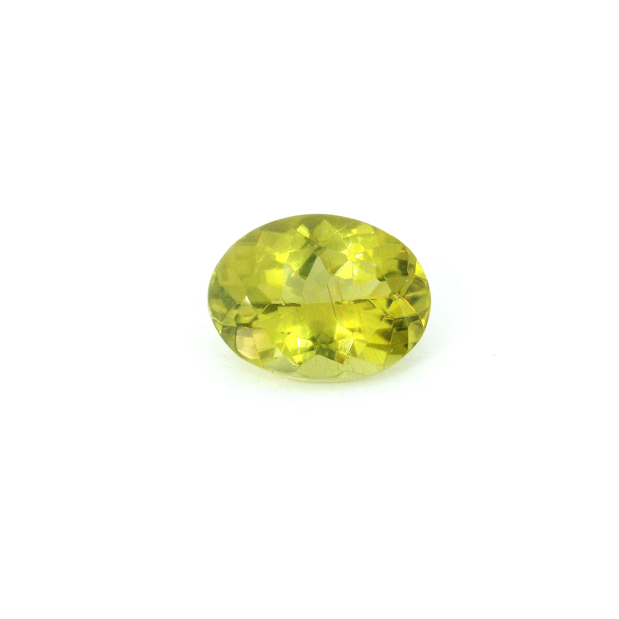 Apatyt 1,74 ct, zielony, szlif owalny