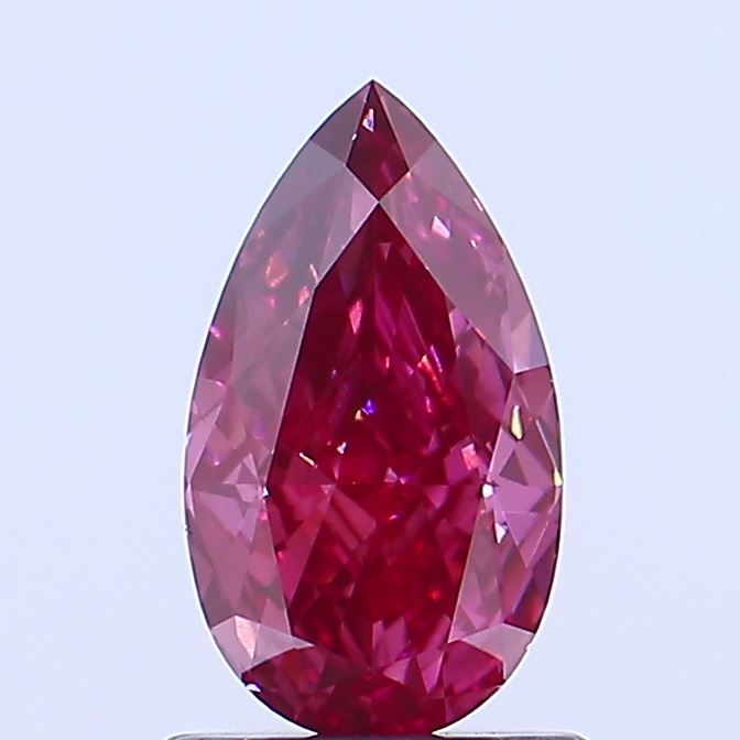 1.02 CT Fancy Vivid Purplish Pink PEAR