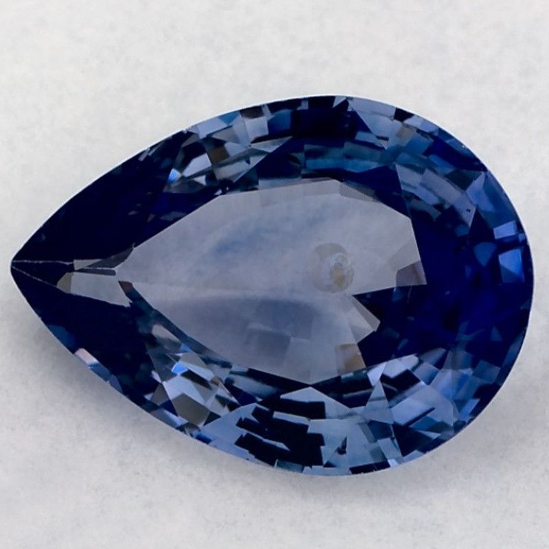 Szafir 1,94 ct, niebieski, szlif gruszka