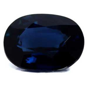 SAPPHIRE FACETED 1.67ct BLUE Deep Blue EC MADAGASCAR NONE