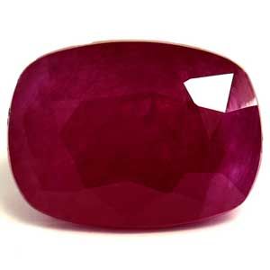 Rubin 2,27 ct, czerwony, szlif cushion