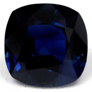 Szafir 1,66 ct, morski, szlif cushion