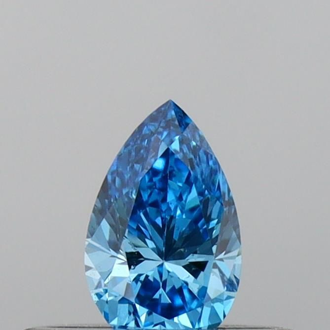 0.27 CT Fancy Vivid Blue PEAR