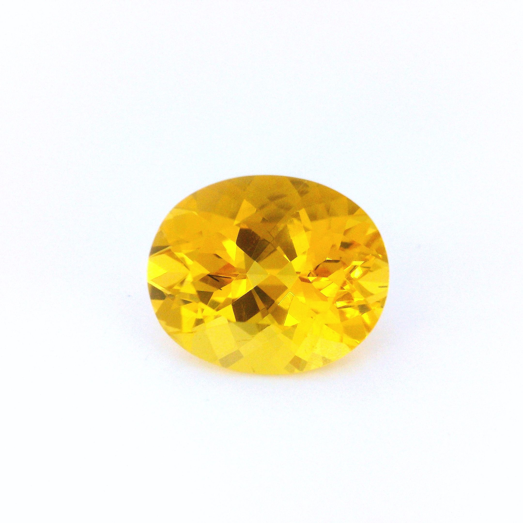 Heliodor 3,40 ct, żółty, szlif owalny