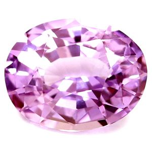 Szafir 1,02 ct, różowy, szlif owalny