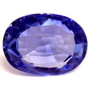Szafir 1,45 ct, niebieski, szlif owalny