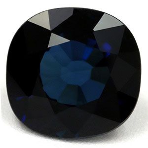 Szafir 1,21 ct, niebieski, szlif cushion