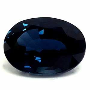 Szafir 1,12 ct, niebieski, szlif owalny