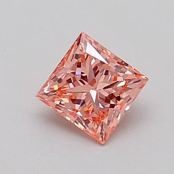 0.55 CT Fancy Orangey Blue PRINCESS
