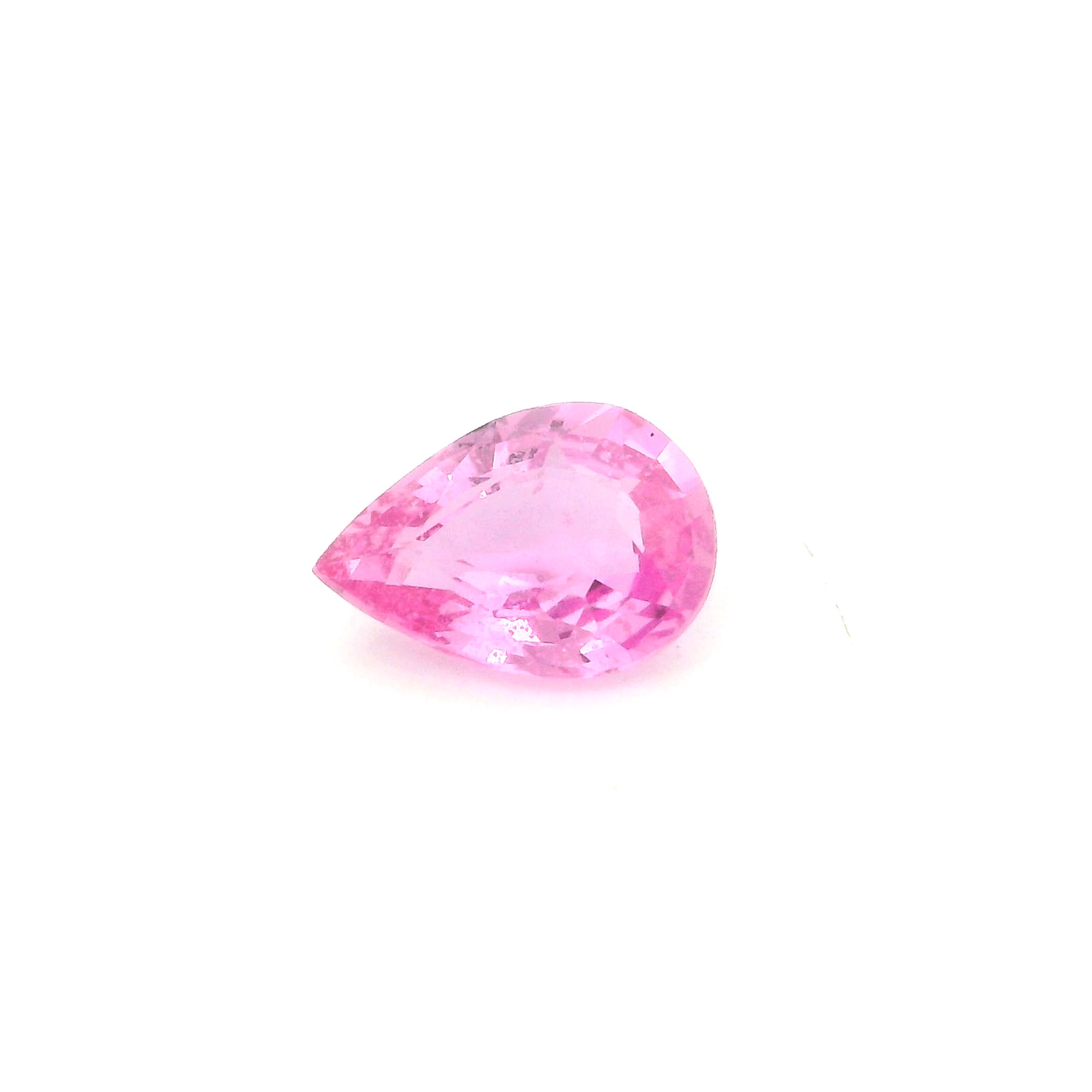 0.81 ct Pear sapphire
