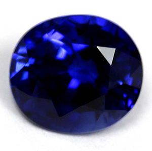 Szafir 1,45 ct, niebieski, szlif owalny