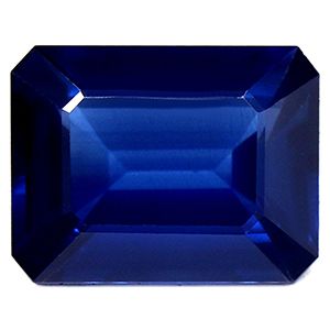 SAPPHIRE FACETED 2.36ct BLUE Intense Blue EC THAILAND HEATED