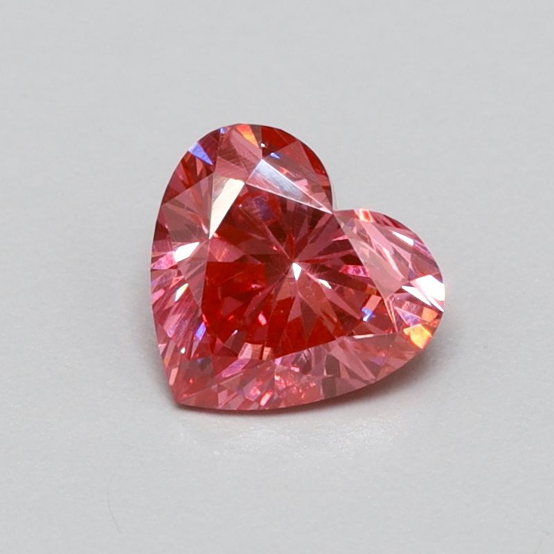 0.3 CT Fancy Vivid Pink HEART