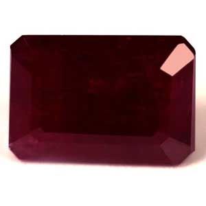 Rubin 4,04 ct, czerwony, szlif szmaragdowy