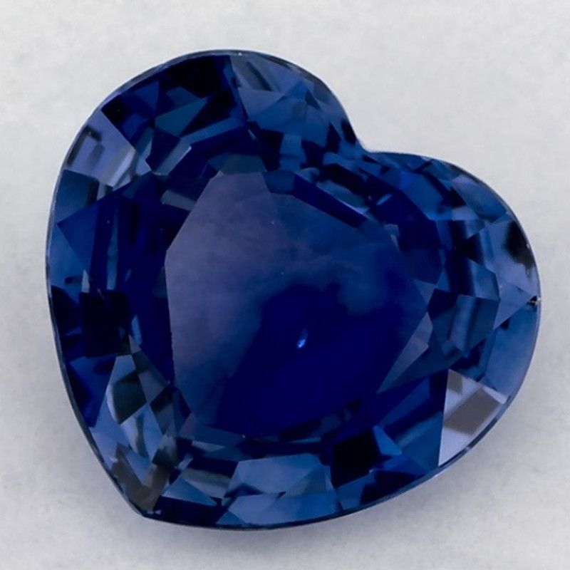 Szafir 1,77 ct, niebieski, szlif serce