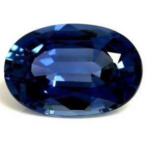 SAPPHIRE FACETED 0.59ct BLUE Intense Blue EC SRILANKA NONE
