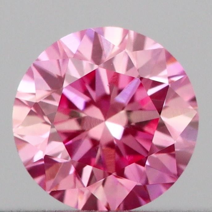 0.18 CT Fancy Vivid Pink ROUND