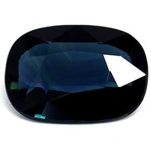 Szafir 2,06 ct, niebieski, szlif cushion