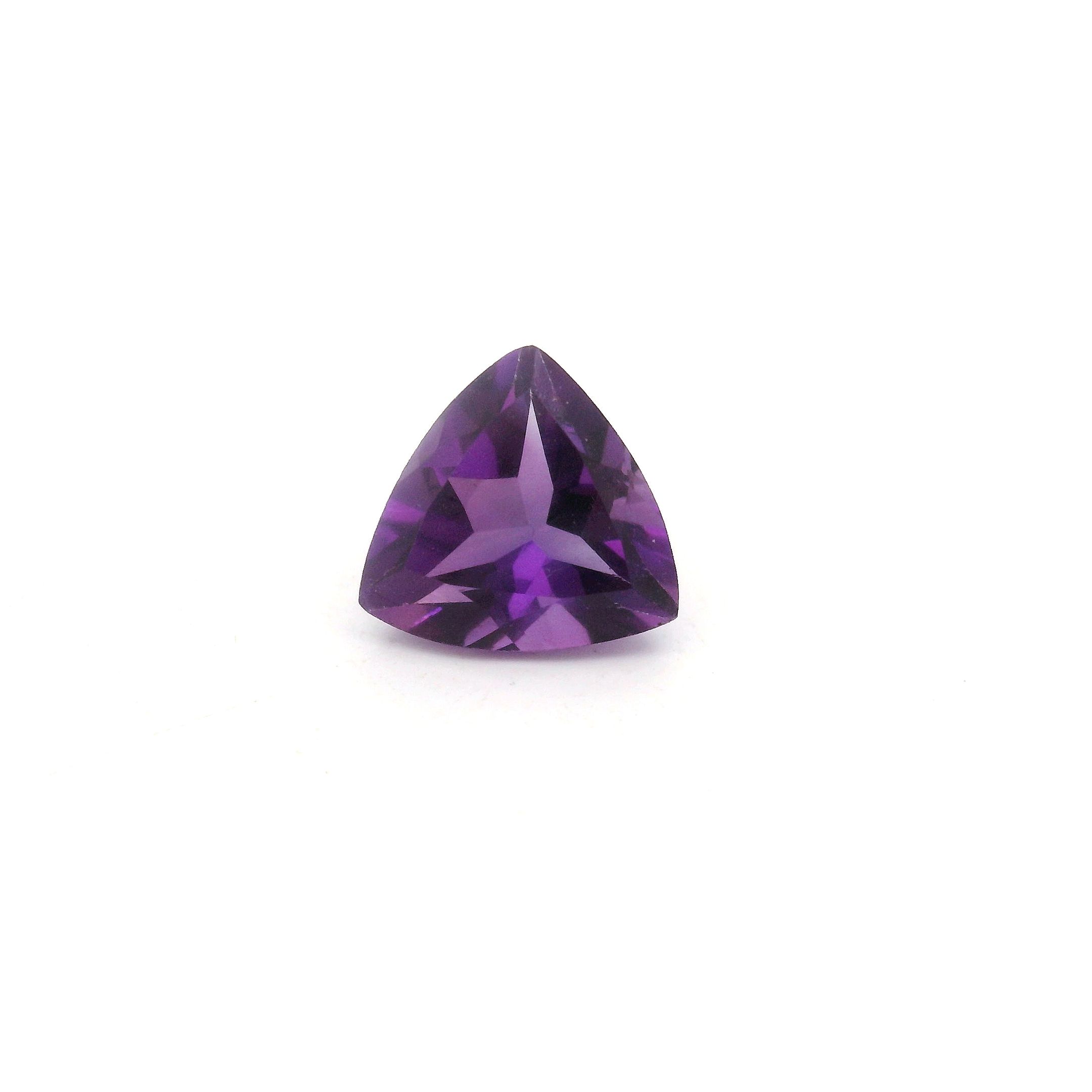 Ametyst 1,09 ct, purpurowy, szlif trójkątny