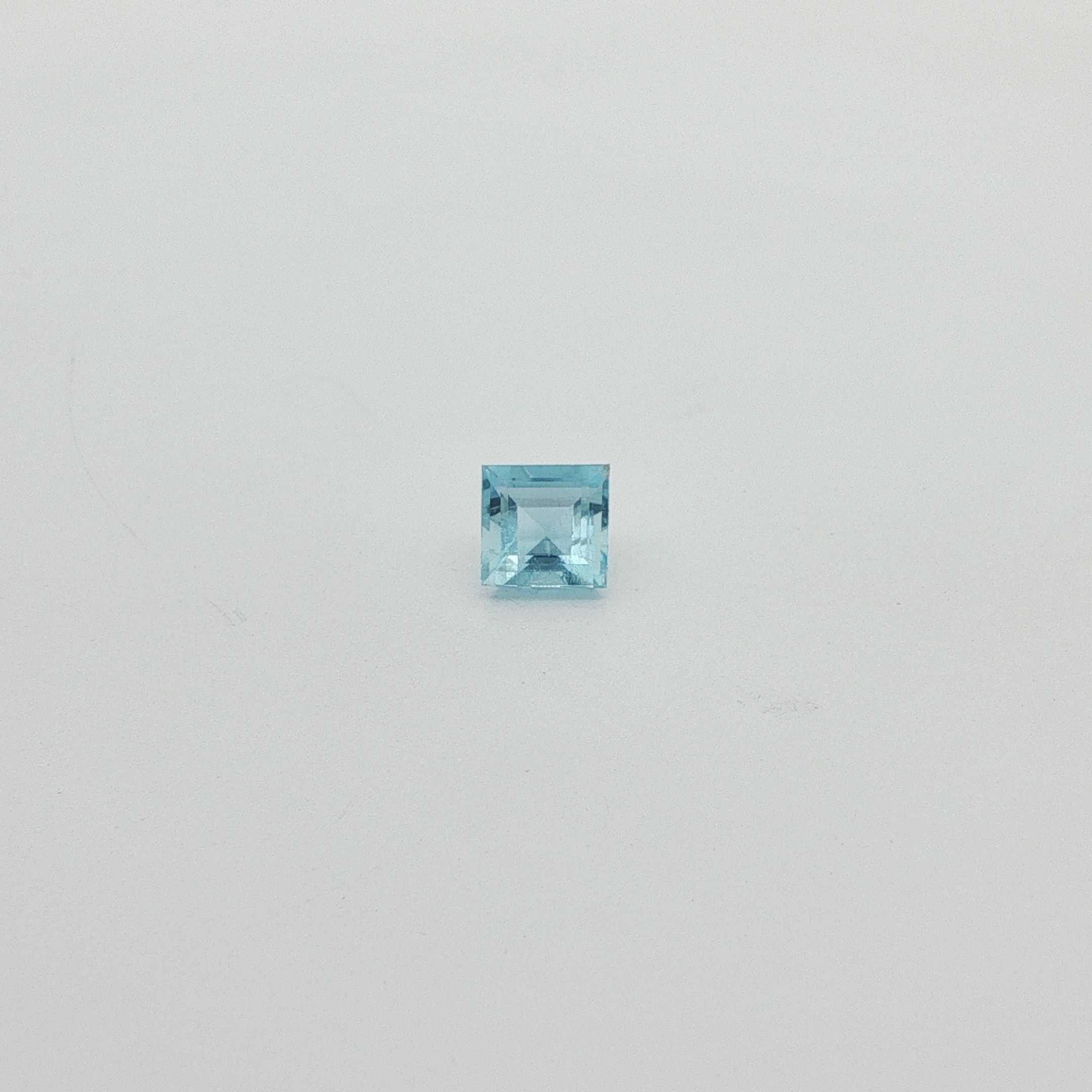 1.04 ct Square aquamarine