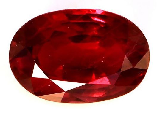 RUBY FACETED 0.57ct RED Red EC THAILAND HEATED
