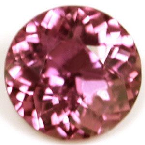 Szafir 1,01 ct, różowy, szlif okrągły
