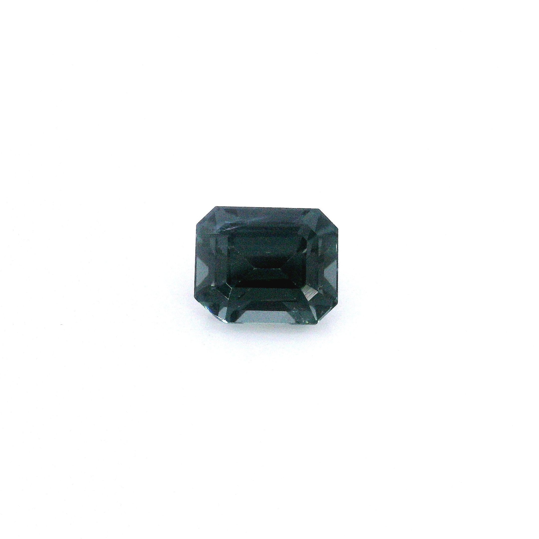 Spinel 1,50 ct, niebieski, szlif ośmiokątny