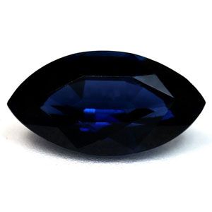 Szafir 1,94 ct, niebieski, szlif markiza