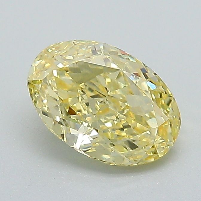 1.01 CT Fancy Intense Yellow OVAL