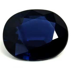 Szafir 1,85 ct, niebieski, szlif owalny