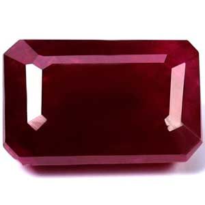 RUBY FACETED 1.36ct RED Deep Red SI REST_OF_AFRICA NONE