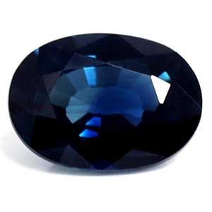 Szafir 1,11 ct, niebieski, szlif owalny
