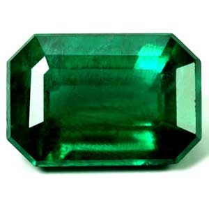 Szmaragd 1,70 ct, zielony, szlif szmaragdowy