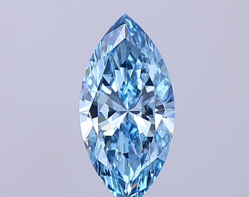 1.0 CT Fancy Vivid Blue MARQUISE