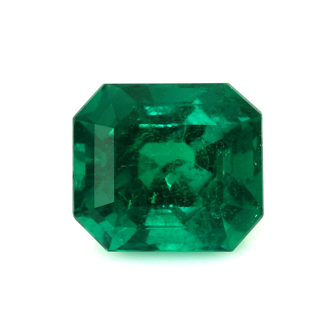 Szmaragd 5,57 ct, zielony, szlif szmaragdowy