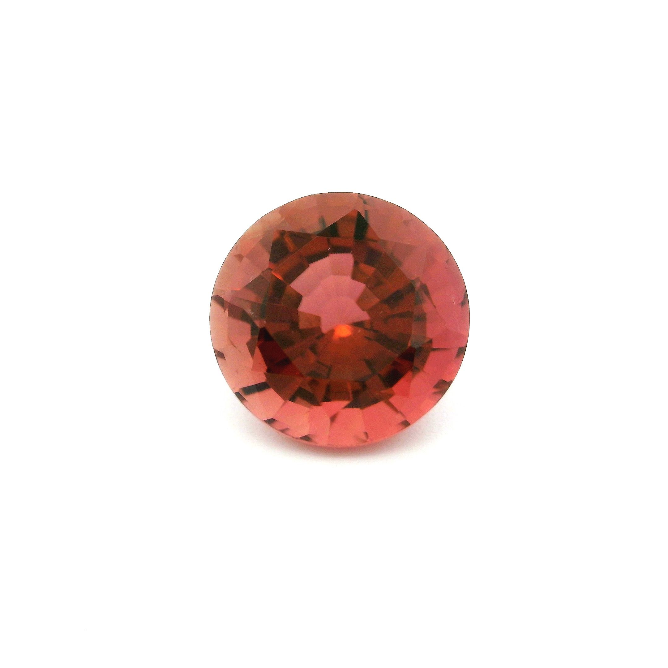 Turmalin 2,98 ct, różowy, szlif okrągły