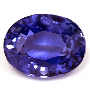 Szafir 1,57 ct, niebieski, szlif owalny