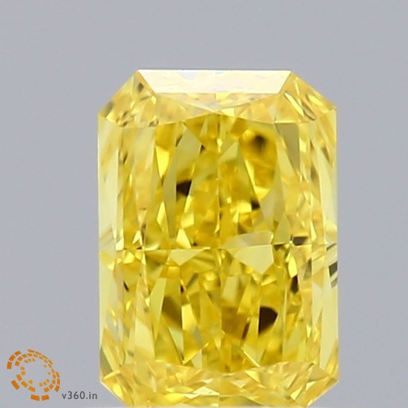 0.61 CT Fancy Vivid Yellow RADIANT