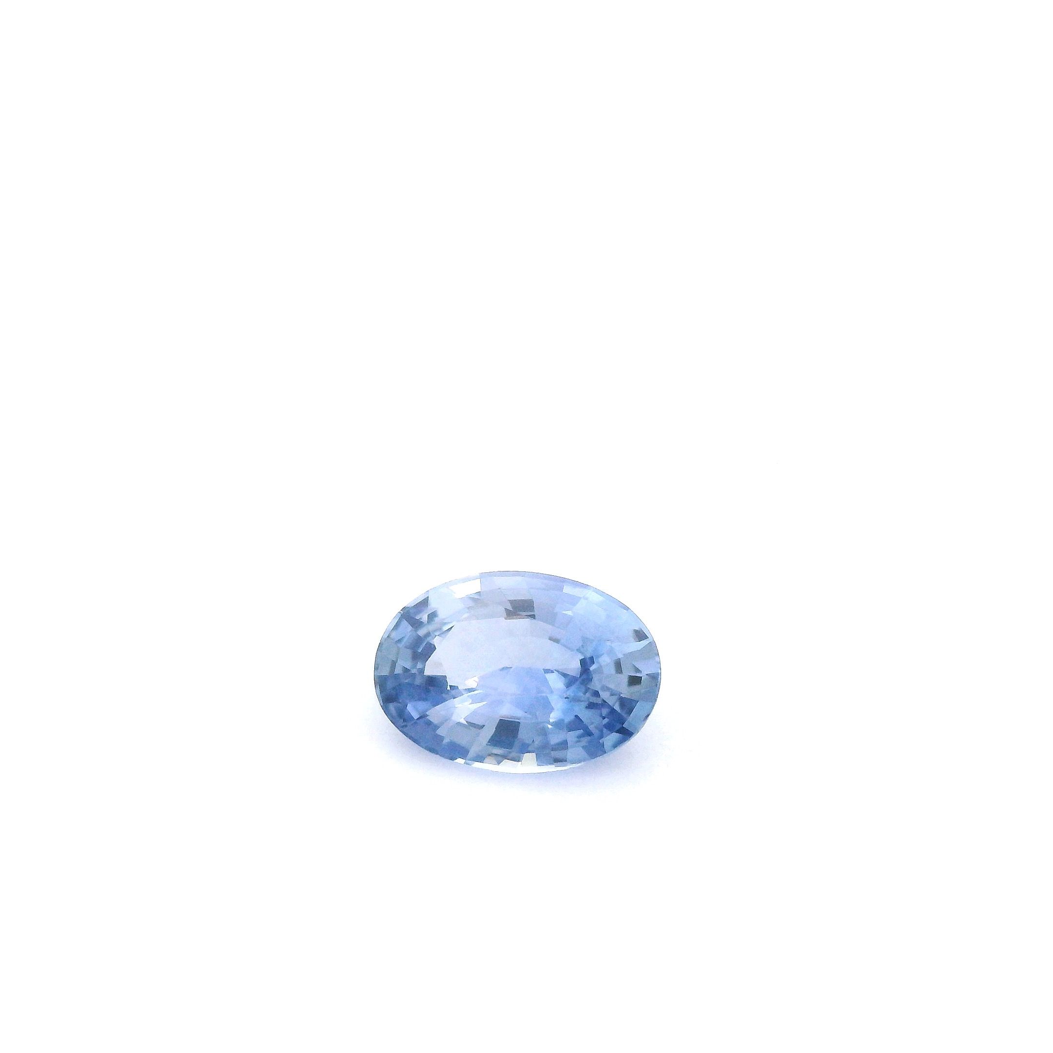 SAPPHIRE FACETED 0.88ct BLUE Medium Intense EC SRILANKA HEATED