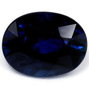 Szafir 2,59 ct, niebieski, szlif owalny