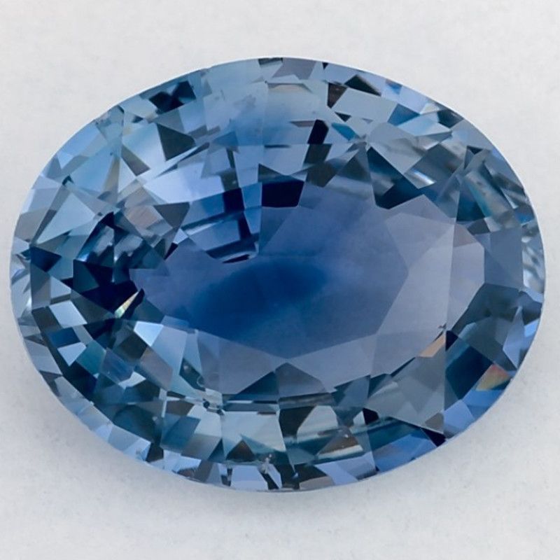 SAPPHIRE FACETED 2.64ct BLUE Blue EC SRILANKA HEATED