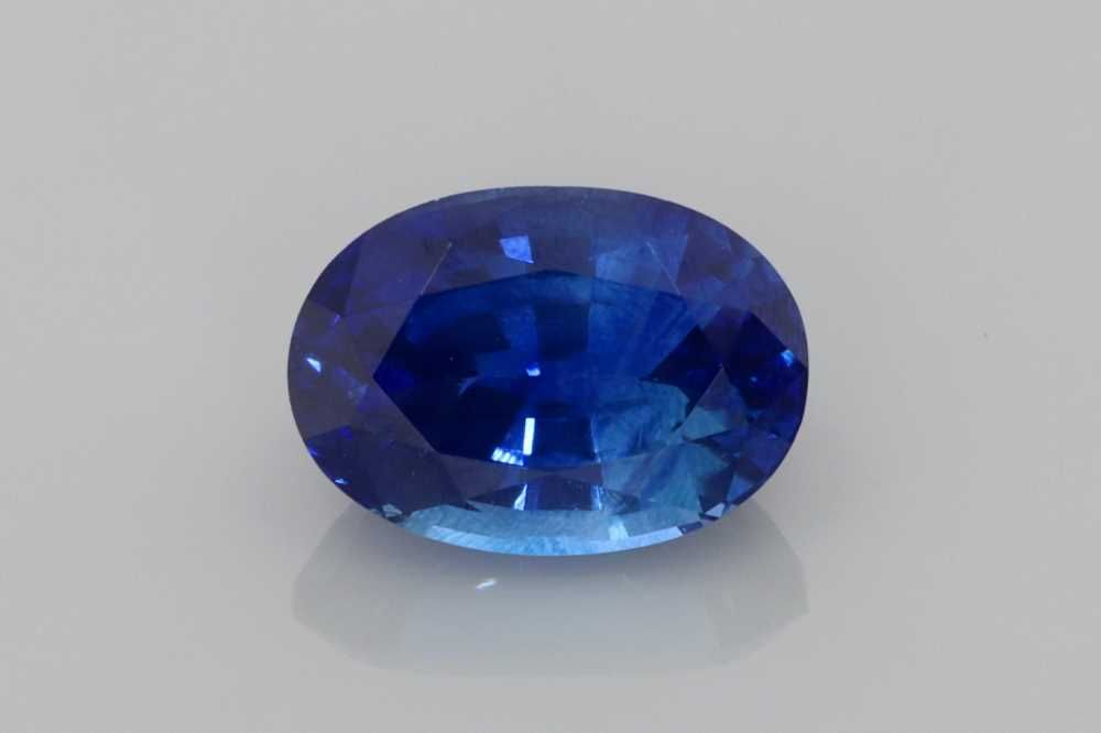 Szafir 1,59 ct, niebieski, szlif owalny