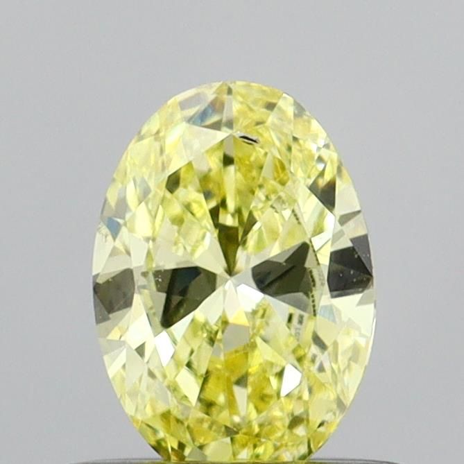 0.43 CT Fancy Intense Yellow OVAL