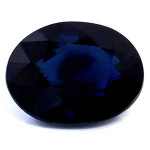 Szafir 2,49 ct, niebieski, szlif owalny