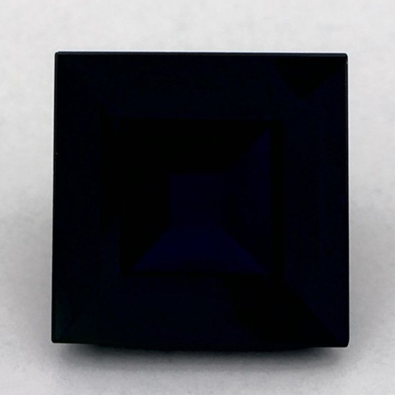 Szafir 3,31 ct, niebieski, szlif princess