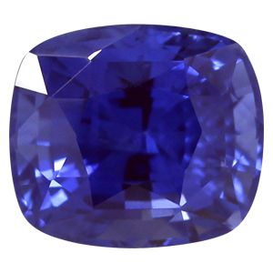 Szafir 6,05 ct, niebieski, szlif cushion