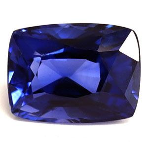 Szafir 1,23 ct, niebieski, szlif cushion